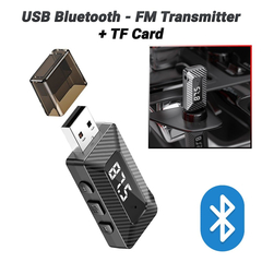 Usb Bluetooth - fm Transmitter + tf Card