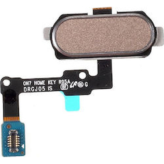 Γνήσιο Original Samsung SM-J710FN Galaxy J7 (2016), SM-J510FN Galaxy J5 (2016) - Home Button Κεντρικό Πλήκτρο Κουμπί + Flex Gold