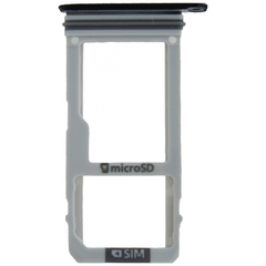Γνήσιο Original Samsung Galaxy A3 A320F 2017 Sim Card Tray Micro SD Tray Θήκη κάρτας Black GH98-40983A