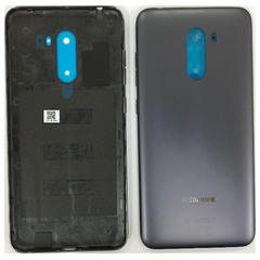 HQ OEM Pocophone F1 Battery cover Καπάκι Μπαταρίας Black