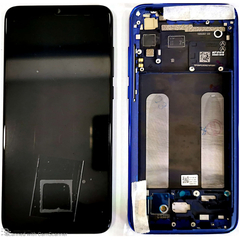 Γνήσιο Original Xiaomi Mi 9 Lite, Mi9 Lite Amoled LCD Display Screen Οθόνη + Touch Screen Digitizer Μηχανισμός Αφής + Frame Πλαίσιο Blue 561010033033 (Service Pack By Xiaomi)