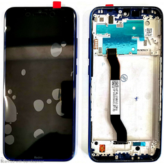 Γνήσιο Original Xiaomi Redmi Note 8 Lcd Screen Display Οθόνη + Touch Screen Digitizer Μηχανισμός Αφής + Πλαίσιο Frame Blue Μπλέ (Service Pack By Xiaomi)