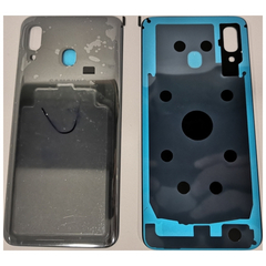 HQ OEM SAMSUNG Galaxy A20 (2019) A205F Back Battery Cover Πίσω Καπάκι Κάλλυμα Μπαταρίας Black