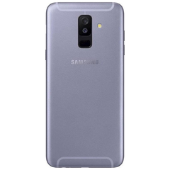 HQ OEM SAMSUNG Galaxy A6+ Plus (2018) A605F Back Battery Cover Πίσω Καπάκι Κάλλυμα Μπαταρίας Silver Grey