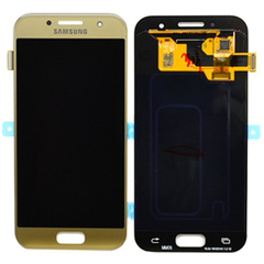 Γνήσια Original Samsung Galaxy A3 2017 SM-A320F A320 Οθόνη LCD + Touch Screen Μηχανισμός Οθόνης Αφής Gold GH97-19732B