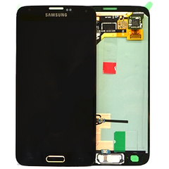 Γνήσια Original Samsung Galaxy S5 SM-G900F G900, S5 Plus SM-G901F G901 Οθόνη LCD + Touch Screen Μηχανισμός Οθόνης Αφής Gold GH97-15959D