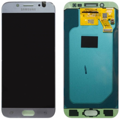 Γνήσια Original Samsung J5 2017 J530 (SM-J530F) Super AMOLED Οθόνη LCD Display Screen + Touch Screen Digitizer Μηχανισμός Αφής GH97-20738B Silver (Service Pack By Samsung)