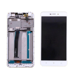 Γνήσια Original Xiaomi Redmi 4A LCD Display Assembly Οθόνη + Touch Screen Digitizer Μηχανισμός Αφής + Frame Bezel Πλαίσιο White (Service Pack By Xiaomi)