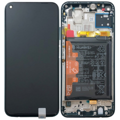 Γνήσια Original Huawei Huawei P40 Lite (JNY-L21A / B L01A,JNY-LX1), Nova 6 SE (JNY-AL10 JNY-TL10), LTPS IPS LCD Display Assembly Οθόνη + Touch Screen Digitizer Μηχανισμός Αφής + Frame Πλαίσιο + Battery Μπαταρία crush green 02353KGA (Service Pack By Huawei)​