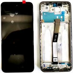 Γνήσια Original Xiaomi Redmi Note 9S , Note9S , Redmi Note9 Pro, Redmi Note 9 Pro, (M2003J6A1G, M2003J6B2G) IPS LCD SCREEN DISPLAY ΟΘΟΝΗ + TOUCH SCREEN DIGITIZER ΜΗΧΑΝΙΣΜΟΣ ΑΦΗΣ + ΠΛΑΙΣΙΟ FRAME BEZEL WHITE 560002J6A100 (SERVICE PACK BY XIAOMI)