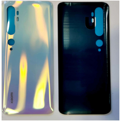 HQ OEM Xiaomi Mi Note 10, Mi Note 10 Pro, Rear Back Battery Cover, Πίσω Καπάκι Κάλυμμα Μπαταρίας White (Premium A+)