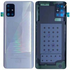 Γνήσια Original Samsung Galaxy A51 2019 Α515 (SM-A515F) Rear Back Battery Cover, Πίσω Καπάκι Μπαταρίας White GH82-21653A (Service Pack By Samsung)