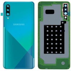 Γνήσια Original Samsung Galaxy A30s 2019 (SM-A307F) REAR BACK BATTERY COVER + CAMERA LENS, ΠΙΣΩ ΚΑΠΑΚΙ ΜΠΑΤΑΡΙΑΣ +ΤΖΑΜΑΚΙ ΚΑΜΕΡΑΣ Green GH82-20805B