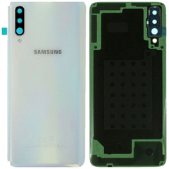 Γνήσια Original Samsung Galaxy A30s 2019 (SM-A307F) REAR BACK BATTERY COVER + CAMERA LENS, ΠΙΣΩ ΚΑΠΑΚΙ ΜΠΑΤΑΡΙΑΣ +ΤΖΑΜΑΚΙ ΚΑΜΕΡΑΣ WHITE GH82-20805D