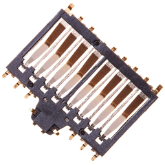 Γνήσια Original Samsung Galaxy A7 2018 (SM-A750F) SD Memory Card Reader Connector Edge 8P 1.1mm, Αναγνώστης Κάρτα Μνήμης Κονέκτορας Επαφής (Service Pack By Samsung) 3709-001933