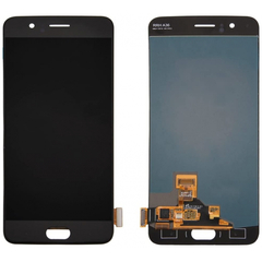 OEM HQ OnePlus 5 Amoled Lcd Screen Display Οθόνη + Touch Screen Digitizer Μηχανισμός Αφής Μαύρο Black (Grade AAA+++)