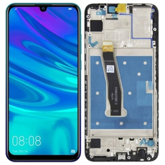 HQ OEM HUAWEI P SMART 2019, PSMART2019 (POT-L21 POT-LX1) LCD SCREEN DISPLAY ΟΘΟΝΗ + TOUCH SCREEN DIGITIZER ΜΗΧΑΝΙΣΜΟΣ ΑΦΗΣ + ΠΛΑΙΣΙΟ FRAME BEZEL BLACK (GRADE AAA+++)