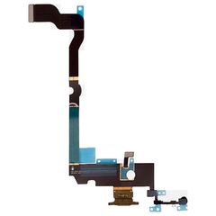 OEM HQ Apple Iphone Xs Max Charging Dock Flex Καλωδιοταινία Κονέκτορα Φόρτισης Χρυσό Gold (Premium A+)