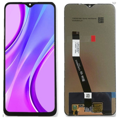 HQ OEM Xiaomi Redmi 9 (M2004J19G, M2004J19C), Redmi 9 Prime (M2004J19PI), Poco M2 (MZB9919IN, M2004J19PI) IPS LCD Display Screen Assembly Οθόνη + Touch Screen Digitizer Μηχανισμός Αφής Black Μαύρο (Premium A+)