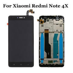 HQ OEM Xiaomi Redmi Note 4X / Redmi Note 4 Global LCD Display Assembly Screen Οθόνη + Touch Screen Digitizer Μηχανισμός Αφής + Frame Πλαίσιο Black  (Grade AAA+++)