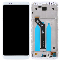 OEM HQ Xiaomi Redmi 5 Οθόνη LCD Display Screen + Touch Screen Digitizer Μηχανισμός Οθόνης Αφής + Frame Bezel Πλαίσιο Πρόσοψη White