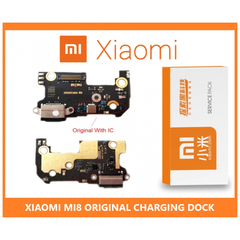 Γνήσιο Original Xiaomi Mi8 Mi 8 Πλακέτα Φόρτισης Sub Usb Plug Charging Board (Charging Dock Flex) + Μικρόφωνο Microphone (Service Pack By Xiaomi)