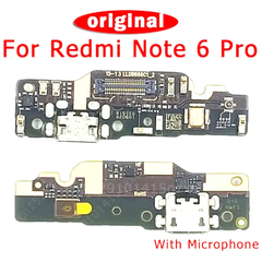 Γνήσιο Original Xiaomi Redmi Note6, Redmi Note 6 Pro, Καλωδιοταινία Φόρτισης SUB Usb Plug Charging Board (Charging Dock Flex) + Mic Μικρόφωνο (Service Pack By Xiaomi)