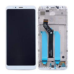 HQ OEM Xiaomi Redmi 5 Plus Οθόνη LCD Display Screen + Touch Screen Digitizer Μηχανισμός Οθόνης Αφής + Πλαίσιο Frame White