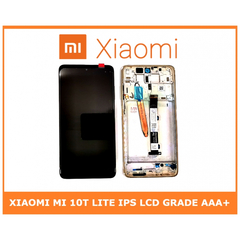 HQ OEM Xiaomi Mi 10T Lite, Mi10T Lite, IPS LCD, 120Hz, HDR10, LCD DISPLAY SCREEN + TOUCH SCREEN DIGITIZER ΜΗΧΑΝΙΣΜΟΣ ΑΦΗΣ + FRAME ΠΛΑΙΣΙΟ ROSE GOLD (GRADE AAA+++)
