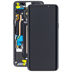 Γνήσια Original Samsung Galaxy S9 G960F Οθόνη LCD Display Screen + Touch Screen DIgitizer Μηχανισμός Αφής + Frame Πλαίσιο GH97-21696A Black