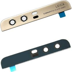 OEM HQ Huawei P10 Plus (VKY-L29, VKY-L29A, VKY-L09, VKY-L00) Camera Lens Τζαμάκι Κάμερας Gold
