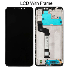 OEM HQ Xiaomi Redmi Note 6, Note 6 Pro Lcd Screen Display Οθόνη + Touch Screen Digitizer Μηχανισμός Αφής + Πλαισiο Frame Black Μαύρο
