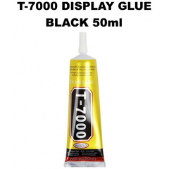 Zhanlida T-7000 T7000 Glue Display Installation Adhesive 50ml Ειδική Αδιάβροχη Κόλλα για Συγκόλληση Οθόνης σε κινητά τηλέφωνα και Tablet Black Μαύρο