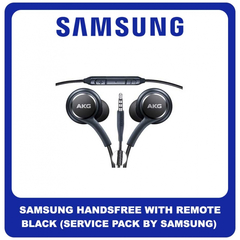 Γνήσιο Original Samsung Tuned In-Ear Stereo AKG 3.5mm Handsfree With Remote EO-IG955BSE Ενσύρματα Ακουστικά Με Χειριστήριο Black Μαύρο (Service Pack by Samsung)
