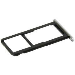 Γνήσια Original Huawei P8 lite 2017 / P9 lite 2017 PRA-LA1 PRA-LX1 PRA-LX3 Sim Card Tray Micro SD Tray Θήκη κάρτας White 51661CYG