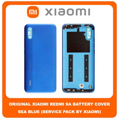 Original Γνήσιο Xiaomi Redmi 9A Redmi9A (M2006C3LG, M2006C3LI, M2006C3LC, M2004C3L) Rear Back Battery Cover Πίσω Κάλυμμα Καπάκι Μπαταρίας Blue Μπλε (Service Pack By Xiaomi)