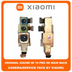 Original Γνήσιο Xiaomi Mi 10 Pro 5G , Mi10 Pro (M2001J1G) Main Rear Back Wide Angle  + Macro + Depth Filed Camera Module Flex Πίσω Κεντρική Κάμερα (Service Pack By Xiaomi)