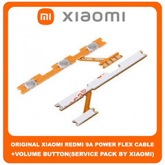 Original Γνήσιο Xiaomi Redmi 9A Redmi9A (M2006C3LG, M2006C3LI, M2006C3LC, M2004C3L) Power ON / OFF Volume Flex Cable Button Καλωδιοταινία Κουμπιών Έντασης Εκκίνησης (Service Pack By Xiaomi)