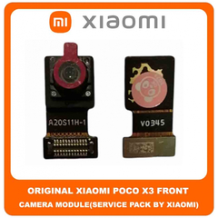Original Γνήσιο Xiaomi Poco X3 , PocoX3 (MZB07Z0IN, MZB07Z1IN, MZB07Z2IN, MZB07Z3IN, MZB07Z4IN, MZB9965IN, M2007J20CI) Front Selfie Camera Module Flex Μπροστά Κάμερα (Service Pack By Xiaomi)