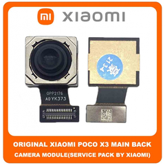 Original Γνήσιο Xiaomi Poco X3 , PocoX3 (MZB07Z0IN, MZB07Z1IN, MZB07Z2IN, MZB07Z3IN, MZB07Z4IN, MZB9965IN, M2007J20CI) Main Rear Back Camera Module Flex Πίσω Κεντρική Κάμερα (Service Pack By Xiaomi)