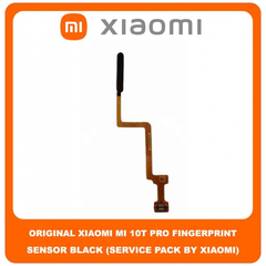 Original Γνήσιο Xiaomi Mi 10T 5G (M2007J3SY) , Mi10T Pro (M2007J3SG, M2007J3SP, M2007J3SI) Fingerprint Flex Sensor Καλωδιοταινία Αισθητήρας Δακτυλικού Αποτυπώματος Black Μαύρο (Service Pack By Xiaomi)