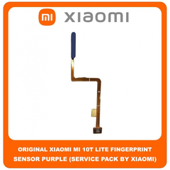 Original Γνήσιο Xiaomi Mi 10T Lite , Mi10T Lite 5G (M2007J17G) Fingerprint Flex Sensor Καλωδιοταινία Αισθητήρας Δακτυλικού Αποτυπώματος Purple Μωβ (Service Pack By Xiaomi)