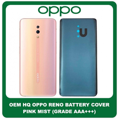 OEM HQ Oppo Reno (PCAM00, PCAT00, CPH1917) Rear Back Battery Cover Πίσω Κάλυμμα Καπάκι Μπαταρίας Pink Mist Ροζ (Premium A+)
