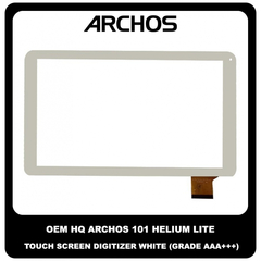 OEM HQ Archos 101 Helium Lite AC101HEL Touch Screen Digitizer Μηχανισμός Αφής White Άσπρο (Grade AAA+++)