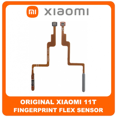 Γνήσιο Original Xiaomi 11T (21081111RG) Fingerprint Flex Sensor Καλωδιοταινία Αισθητήρας Δακτυλικού Αποτυπώματος White Άσπρο (Service Pack By Xiaomi)