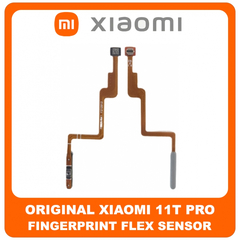 Γνήσιο Original Xiaomi 11T Pro (2107113SG, 2107113SI) Fingerprint Flex Sensor Καλωδιοταινία Αισθητήρας Δακτυλικού Αποτυπώματος White Άσπρο (Service Pack By Xiaomi)