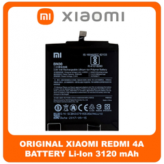 Γνήσια Original ​Xiaomi Redmi 4A, Redmi4A (2016117) BN30 Battery Μπαταρία Li-Ion 3120 mAh (Bulk) 290300003001 (Service Pack By Xiaomi)