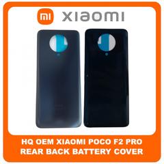 HQ OEM Συμβατό Για Xiaomi Poco F2 Pro (M2004J11G) Rear Back Battery Cover Πίσω Κάλυμμα Καπάκι Πλάτη Μπαταρίας Cyber Gray Γκρι (Grade AAA+++)