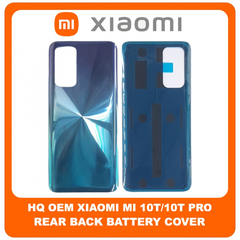 HQ OEM Συμβατό Για Xiaomi Mi 10T (M2007J3SY), Mi 10T Pro (M2007J3SG, M2007J3SP) Rear Back Battery Cover Πίσω Κάλυμμα Καπάκι Πλάτη Μπαταρίας Blue Μπλε (Grade AAA+++)