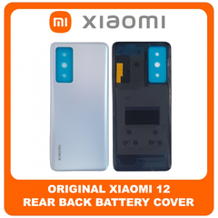 Γνήσια Original Xiaomi 12, Xiaomi12 (2201123G, 2201123C) Rear Back Battery Cover Πίσω Κάλυμμα Καπάκι Πλάτη Μπαταρίας Blue Μπλε (Service Pack By Xiaomi)